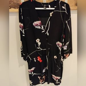 H&M Floral VNeck Dress/Shirt